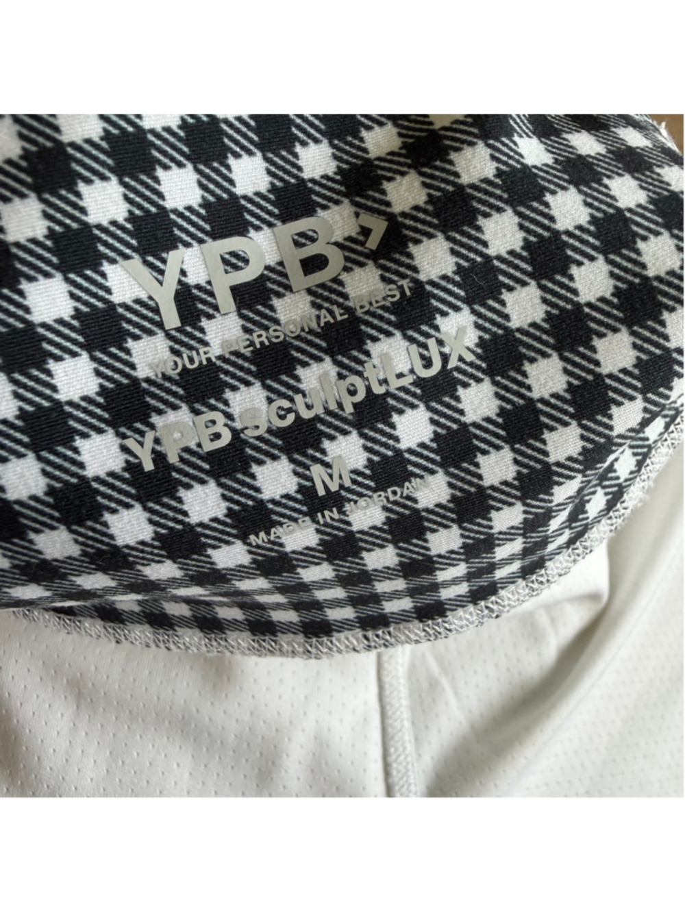 Abercrombie & Fitch YPB SculptLUX Gingham Athletic Skort sz M - Picture 8 of 8